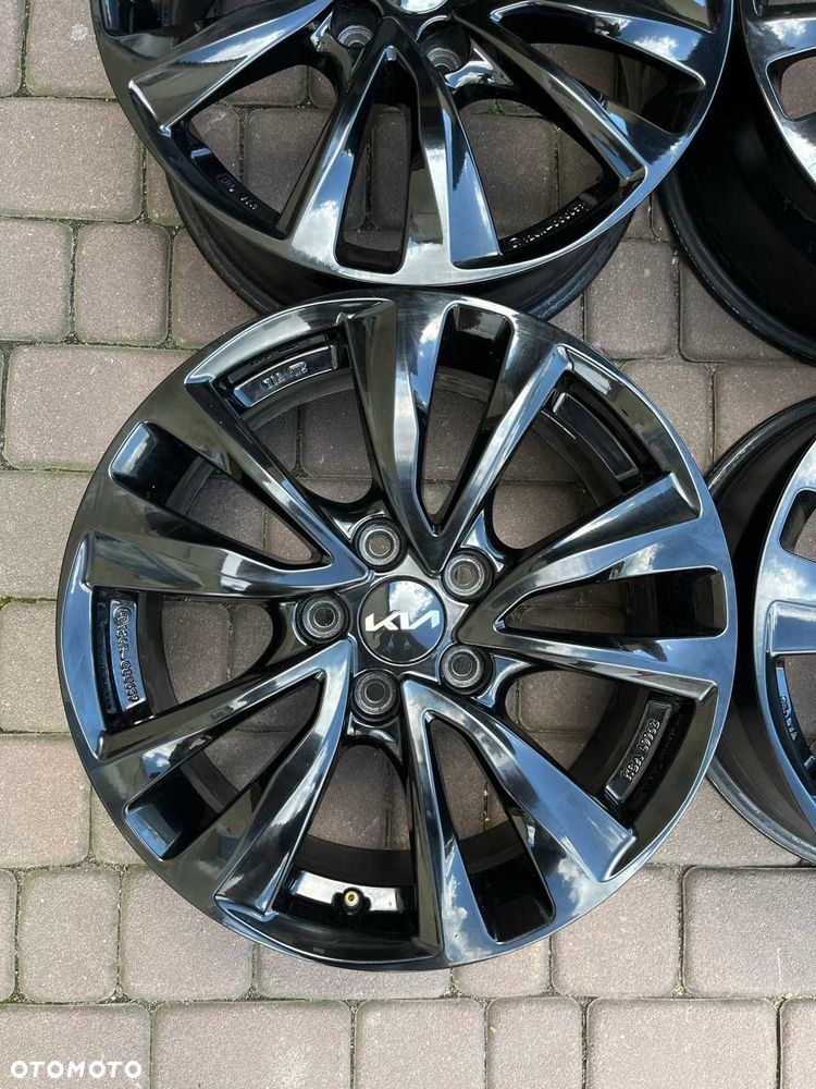 Alufelgi Kia 5x114,3 17 Czujniki Niro Soul Optima Ceed Czarne - 5