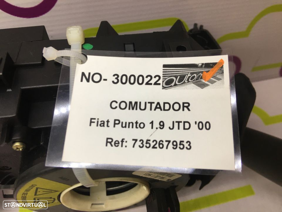Comutador Luzes Fiat Punto 1.9 JTD 86 Cv de 2000 - Ref: 735267953 - NO300022 - 5