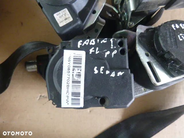 PAS PASY BEZPIECZEŃSTWA LEWY PRZÓD PRAWY PRZÓD KOMPLET SKODA FABIA I LIFT 05-08 - 6