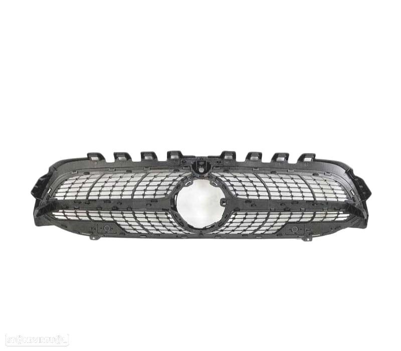 GRELHA FRONTAL MERCEDES CLASE A W177 V177 18- LOOK AMG A35 DIAMOND PRETO CAMERA - 4