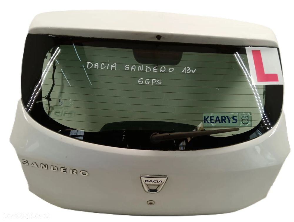 KLAPA TYLNA TYŁ BAGAŻNIKA DACIA SANDERO II 12-20 SGPS - 2