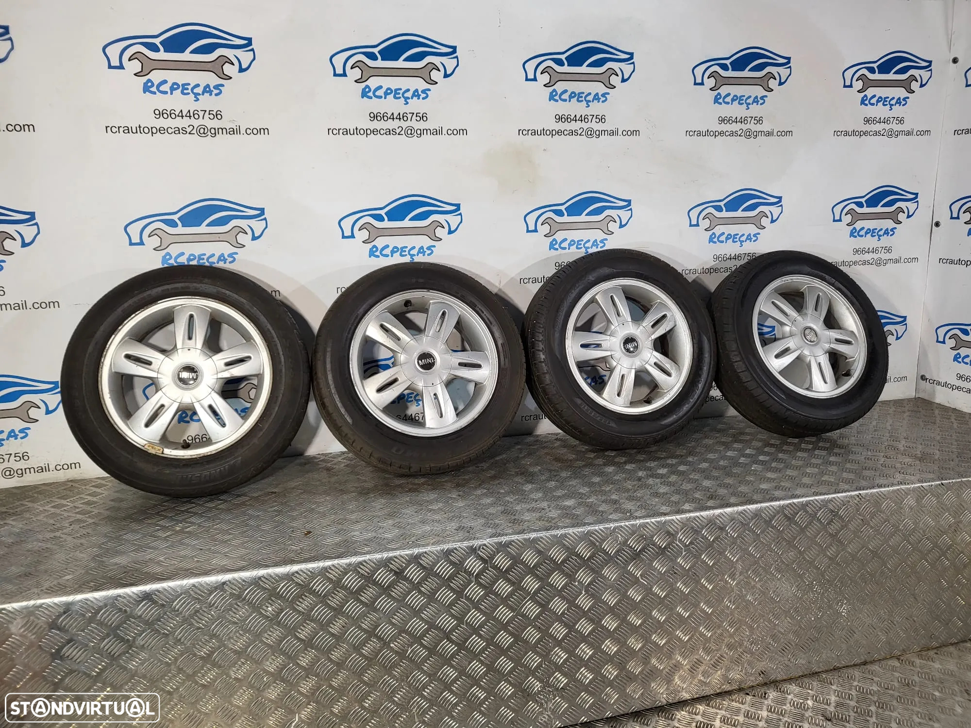 Conjunto Jantes 15 Mini Cooper One 4x100 6.5J ET48 6763295 - 4