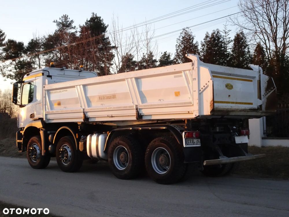Mercedes-Benz Arocs 3246 Hydroburta Meiller Kipper 8x4 idealny stan - 4