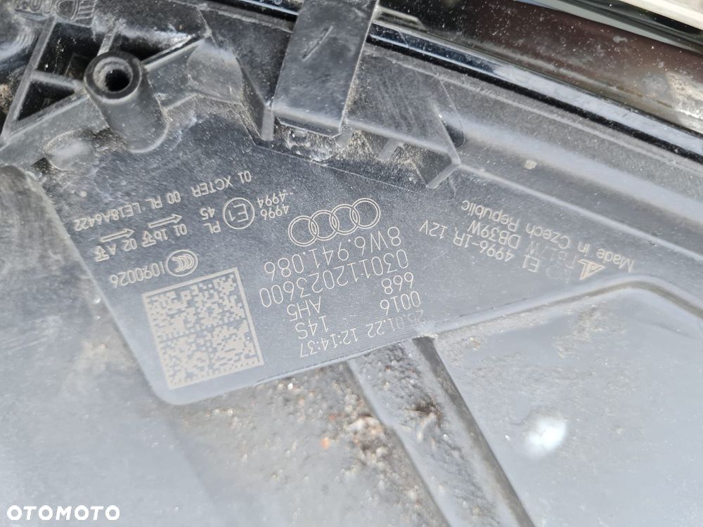 AUDI A5 S5 8W6 F5 B9 LIFT Kompletna lampa prawa przód Full Led Laser 8W6941086 - 11