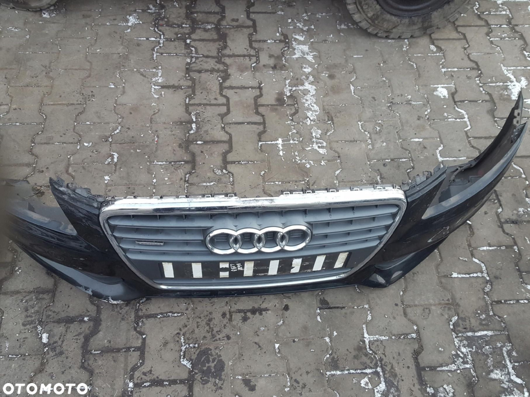 AUDI A4 B8 08-11r ZDERZAK PRZÓD PRZEDNI GRILL - 7