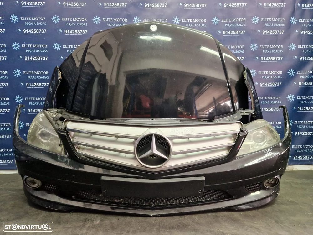 Frente completa usada MERCEDES CLASS C W204 PACK AMG CDI parachoques oticas capot guardalamas reforço - 3