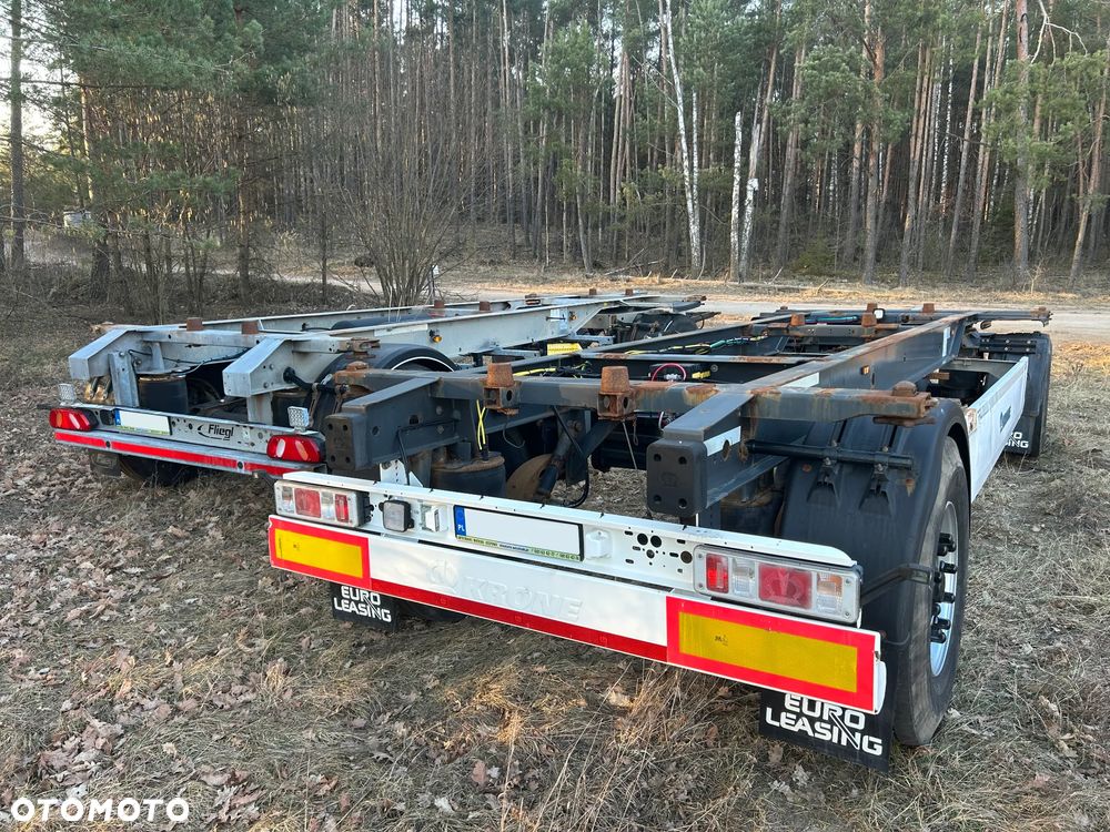 Krone BDF PRZYCZEPA / PODKONTENEROWA / POD KONTENER / OPONY 385/65 R 22.5 / DOSTĘPNE 3 SZTUKI DO WYBORU / TRANSPORT DO 100 KM GRATIS !! - 6