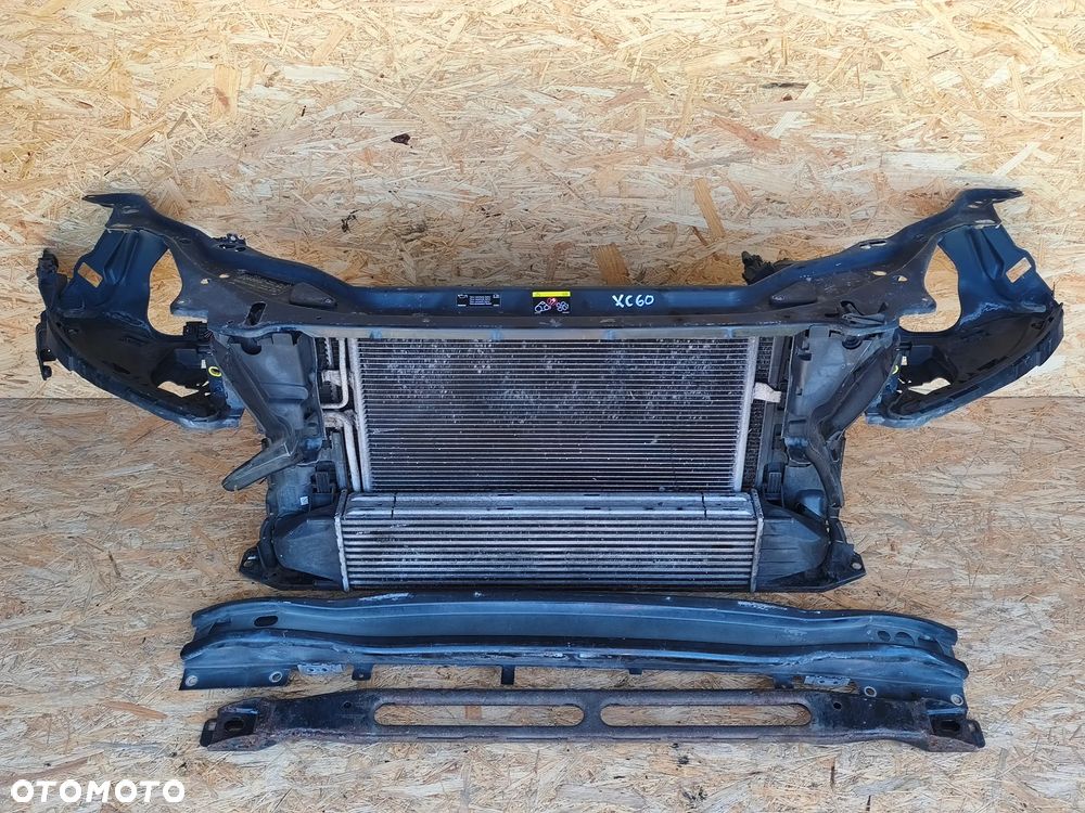 Volvo XC60 08-13r pas przedni wzmocnienie belka komplet chłodnic - 2