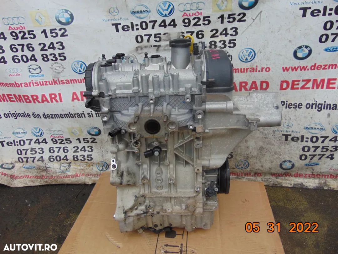 Motor VW 1.0tsi DKL Golf 7 Audi Skoda Seat ibiza Leon Octavia polo T Cross Rapid Fabia Up dkla dklb - 1