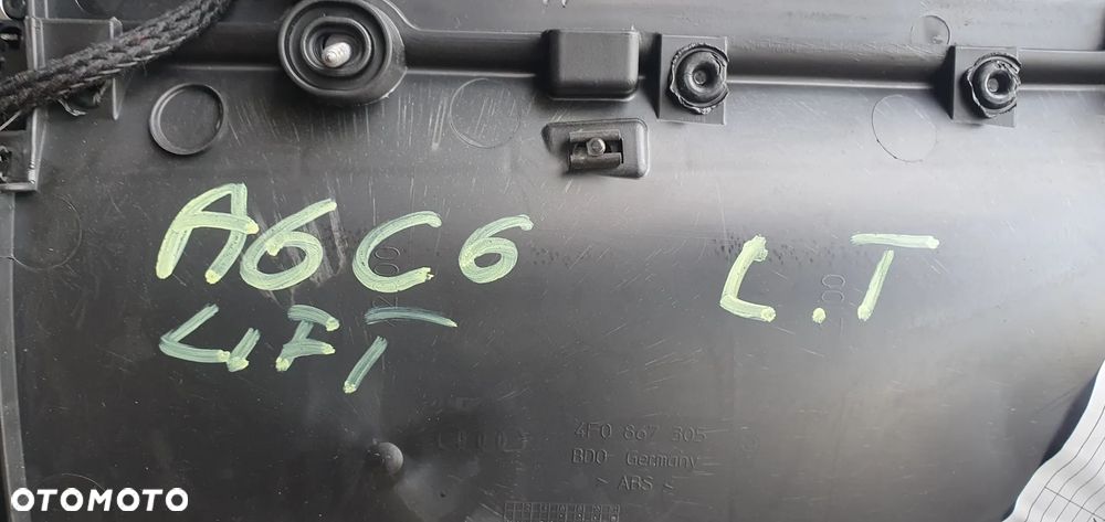 Tapicerka boczek lewy tył tylna lewa Audi A6 C6 Lift - 10