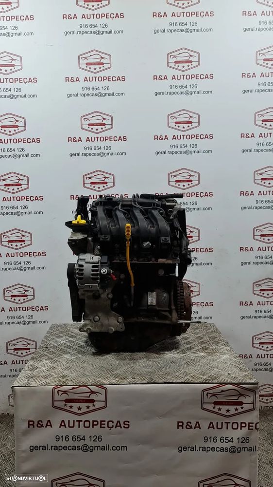 Motor Completo Renault Clio 3 III 1.2 Ref D4F D740 - 5