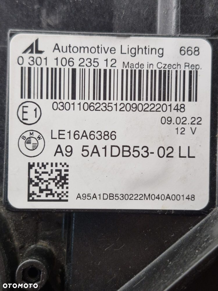 BMW 3 G20/G21 FULL LED LAMPA LEWA PRZÓD 5A1DB53-02LL - 12