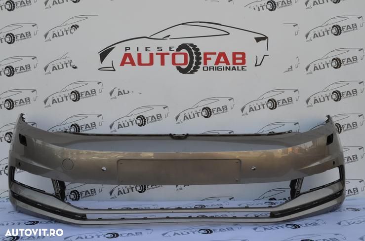 Bara faţa Volkswagen Touran an 2016-2018 cu gauri pentru Parktronic şi spalatoare faruri - 1