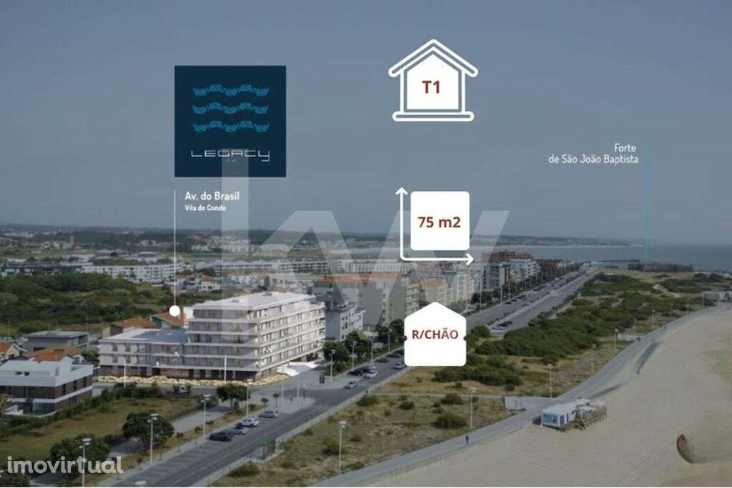 Apartamento T1 na primeira linha da praia, entre pinhais, rio e mar | - Grande imagem: 2/18