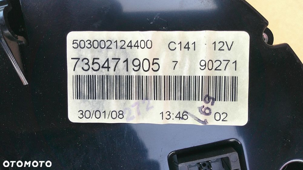 FIAT 500 1.2 LICZNIKI ZEGARY 735471905 - 3