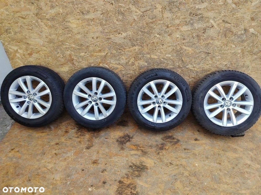 VW 6JX14 5X100 ET43 fi 57,1mm FELGI ALUMINIOWE KOMPLET X4 185/60RR14 6mm - 1