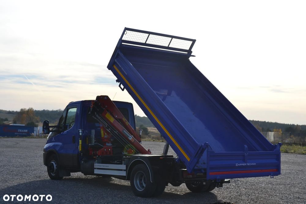 Iveco Daily 72C18 70C18 Nowy 3-stronny WYWROT Kiper Wywrotka Nowy HDS Żuraw HC 45A3 Dźwig Fassi F40 - 3