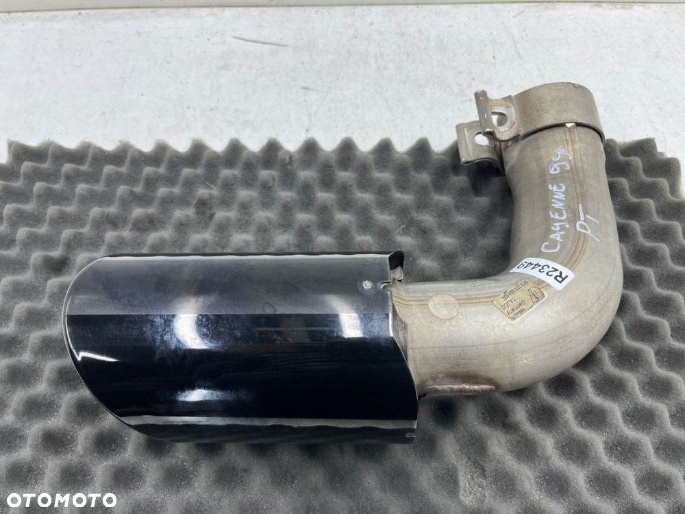 Wydech Porsche Cayenne III 9y 17r.- PRAWA tylna końcówka tłumika nasadka oryginalna lewy tył - 1
