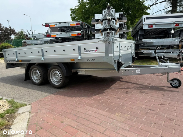Inny Przyczepa SOLID+ 320/2 2T 320x170x40 2 osie koła pod spodem burty ALU