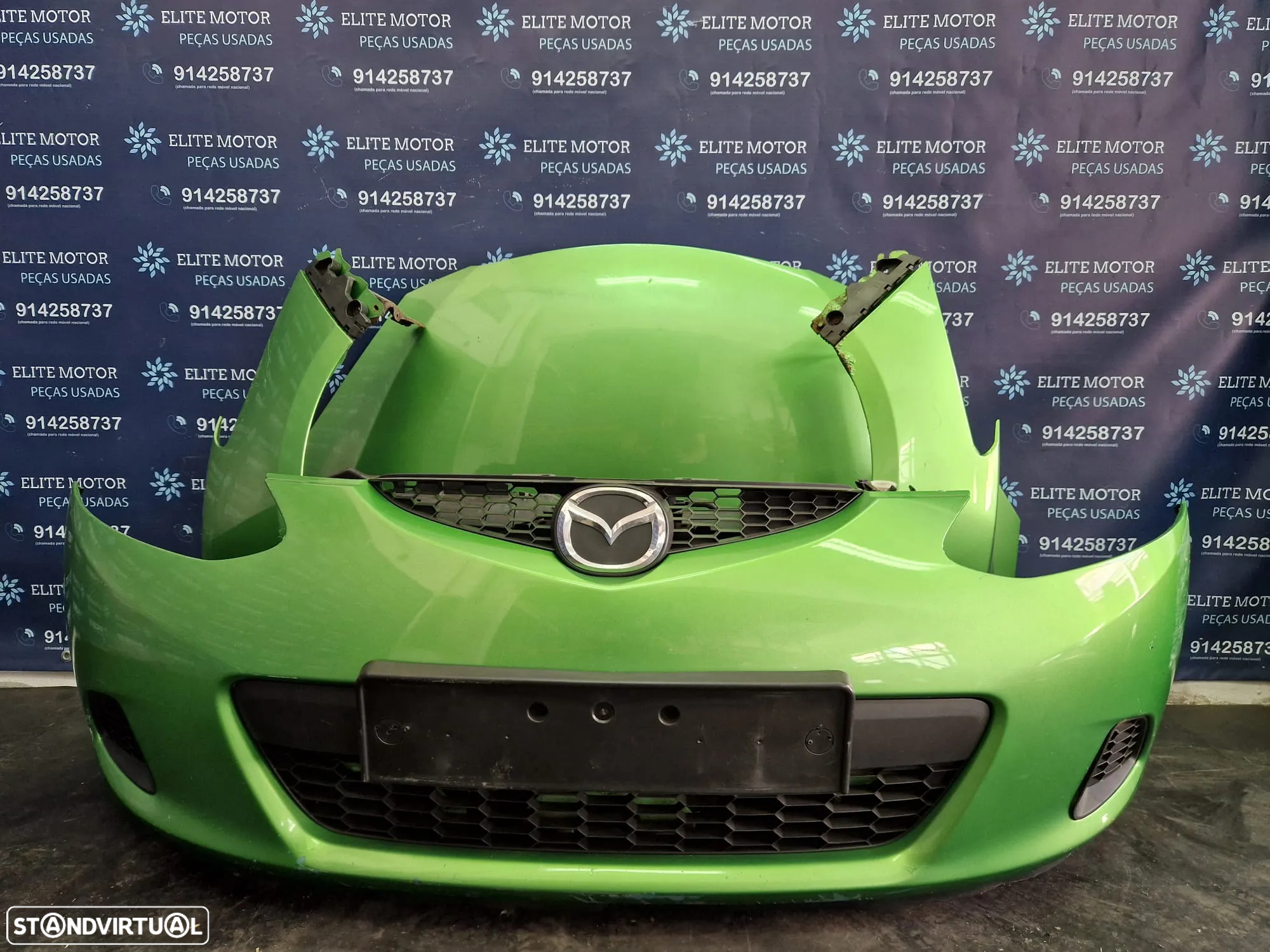 Frente completa usada MAZDA 2 capot parachoques guardalamas oticas radiador - 7