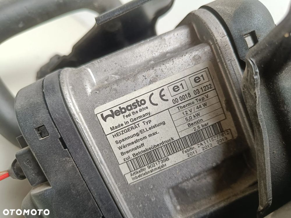 Ogrzewanie postojowe Webasto VW Sharan Seat Alhambra Skoda Audi Benzyna 7N0815065 - 8