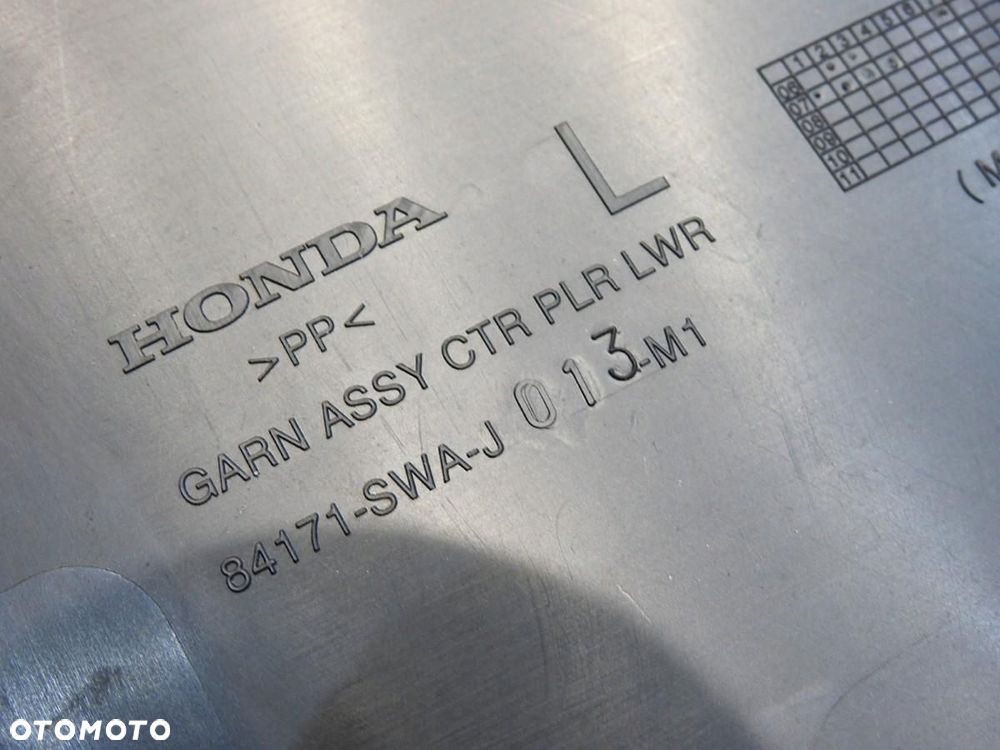 OSŁONA SŁUPKA B LEWA HONDA CR-V III 84171-SWA-J - 6