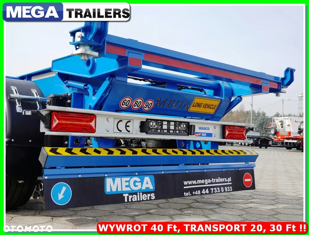 Mega 65 m³ wywrotka na kontener 40 Ft / do 44,0 T DMC zestawu !!! - 12