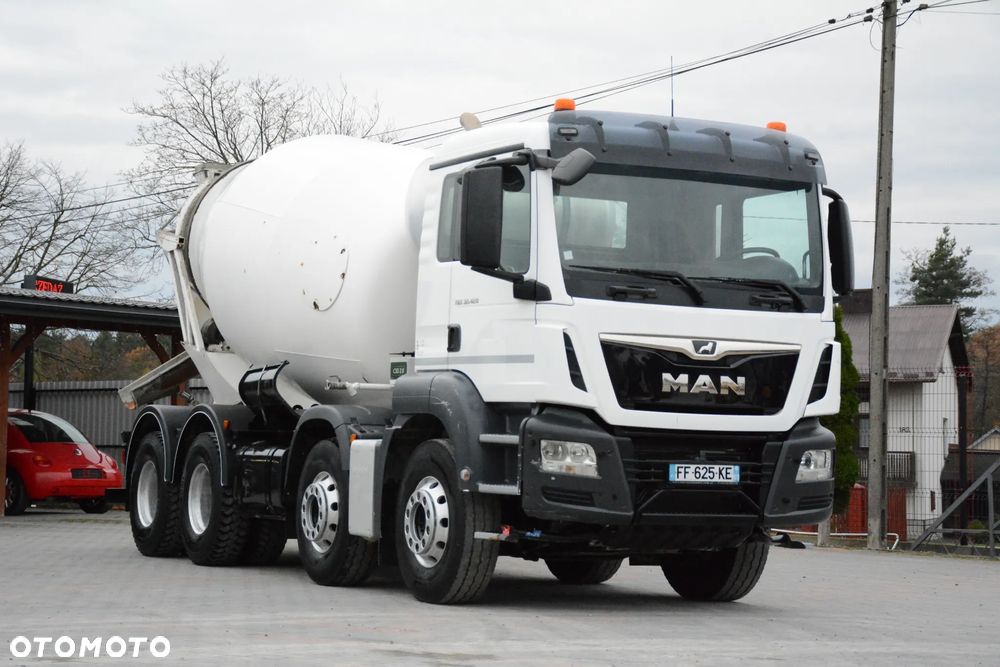 MAN TGS 32.420 / 2019r / 8x4 / Zabudowa CIFA / Niski przebieg / 9m3 / Nowe opony - 3
