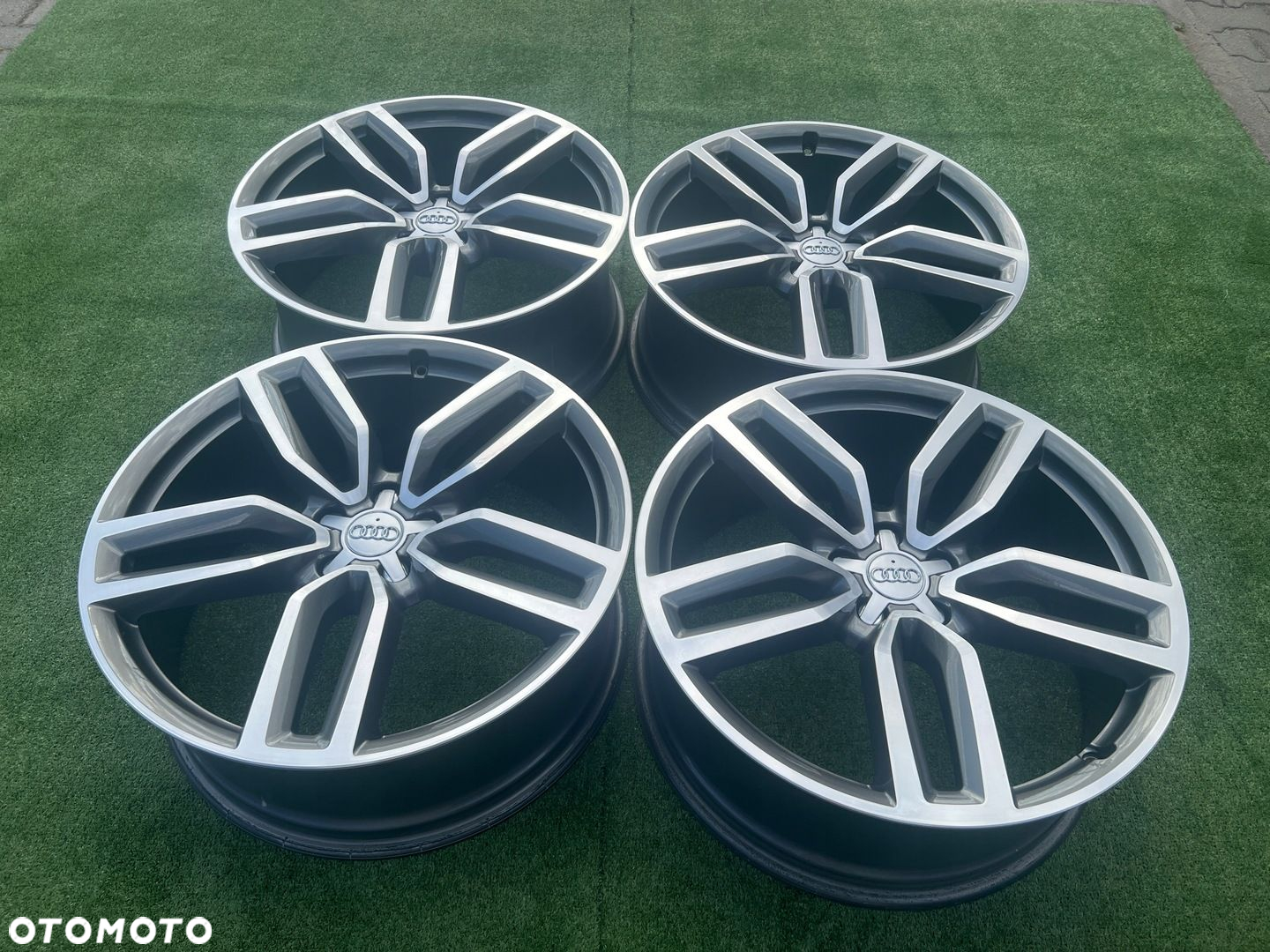 KOMPLET FELG FELGI ALU AUDI 8R0 Q5 SQ5 21 5X112 ET33 ORYGINALNE - 4