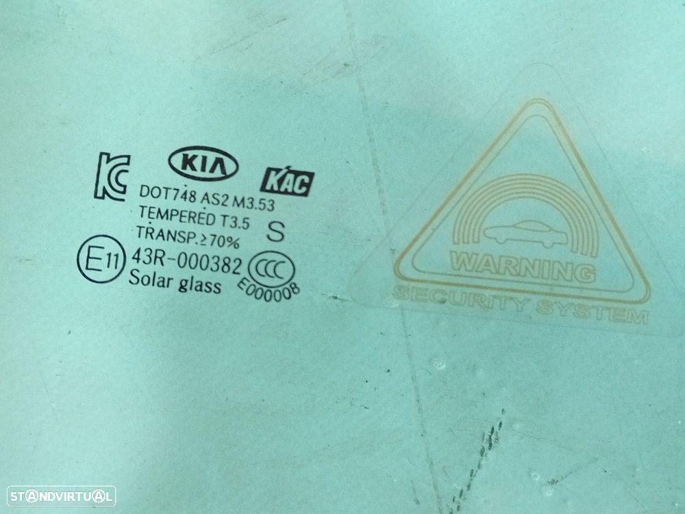Vidro porta frente direita KIA Rio III (UB) - 2