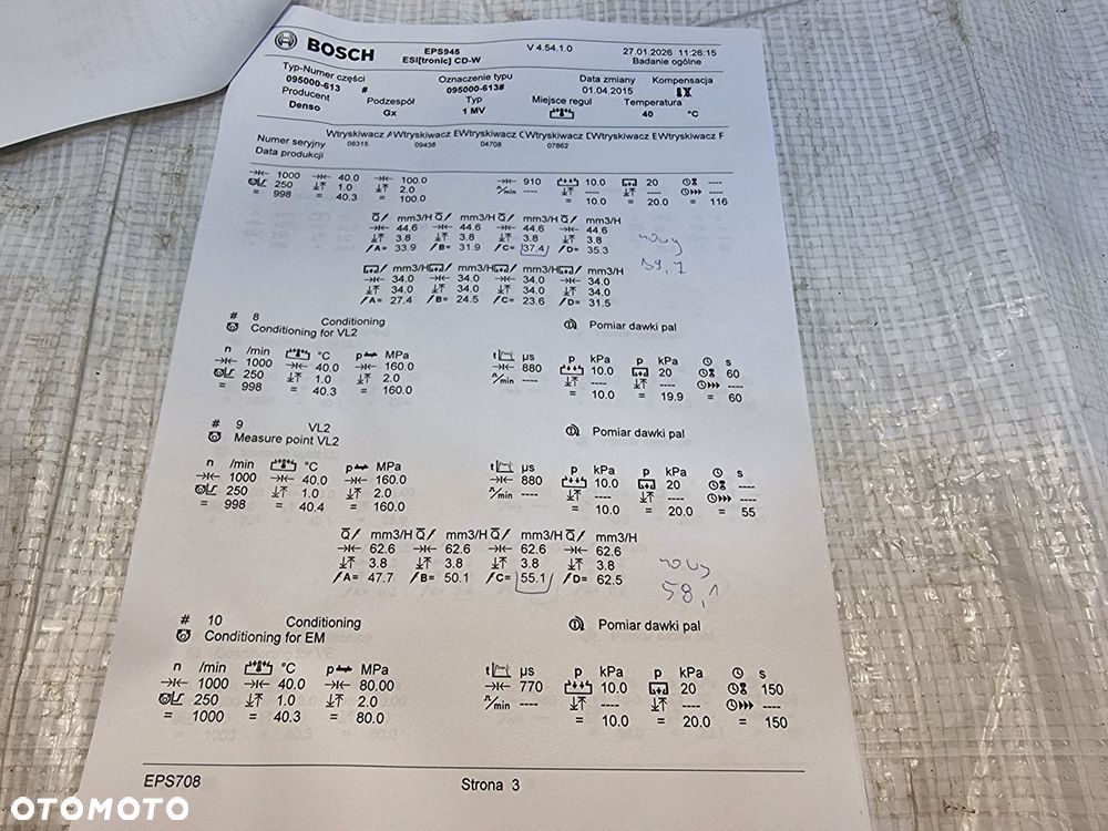 WTRYSKI WTRYSKIWACZE OPEL ASTRA K J INSIGNIA B MERIVA B 1.6 CDTI 55578075 - 14