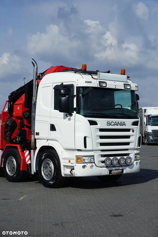 Scania G 480 / 8 X 2 / SKRZYNIOWY + HDS / HMF THOR - O K6 + JIB FJ 2000 K6 / WYSIĘG 33,5 M - 35