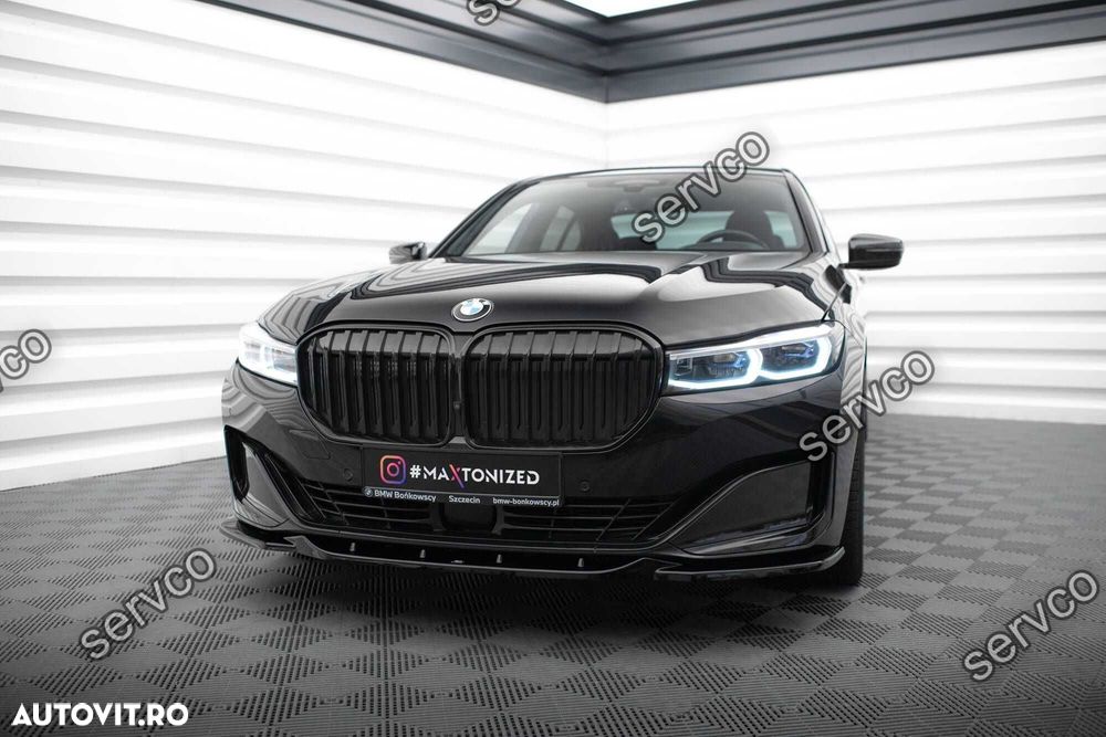 Prelungire lip bara fata Bmw Seria 7 G11 Facelift 2019-2022 v6 Maxton - 4