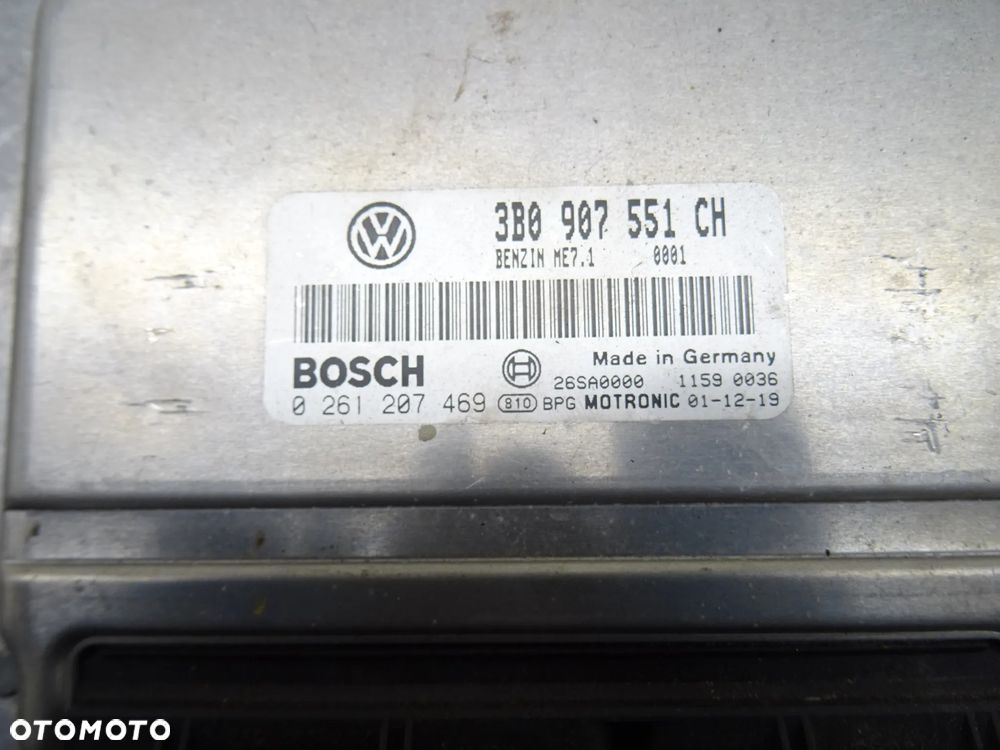 SKODA SUPERB I 01-05 2.8 V6 KOMPUTER STEROWNIK SILNIKA 3B0907551CH - 4