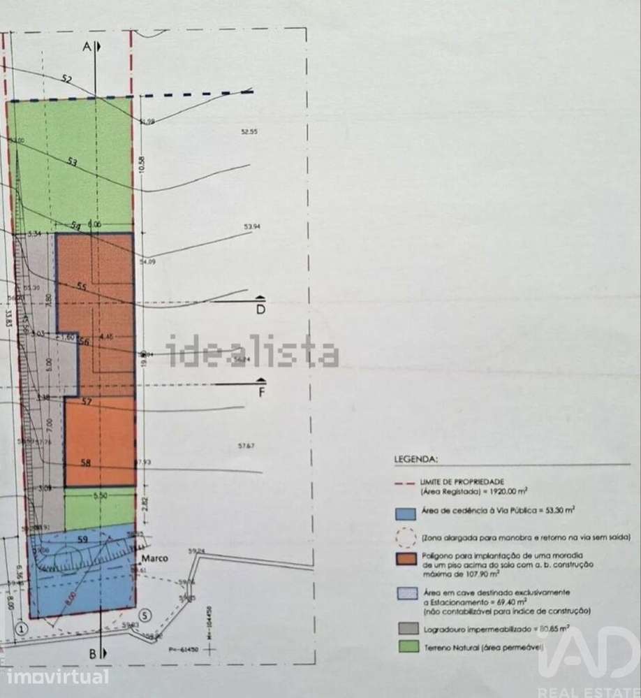 Terreno para construção em Silveira de 368,00 m2 - Grande imagem: 5/6