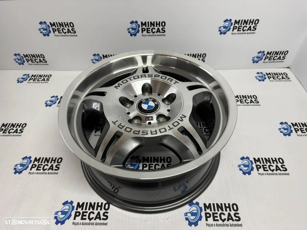 Jantes Look BMW Motorsport em 17 (5x120) gunmetal machined face - 7