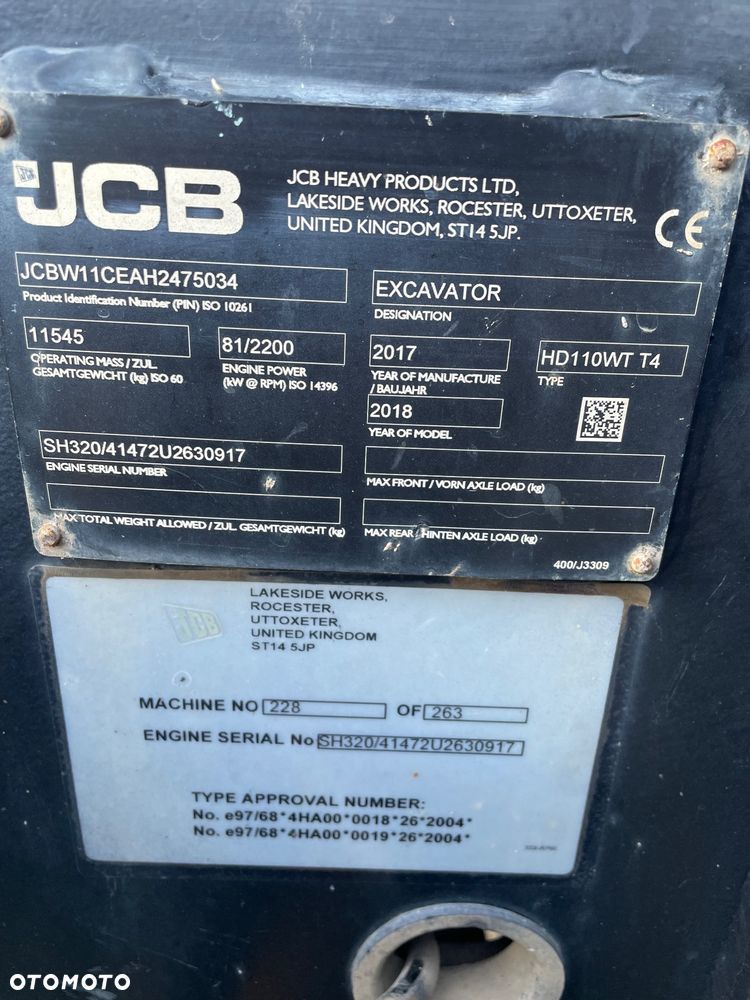 JCB Hydradig 110W - 7