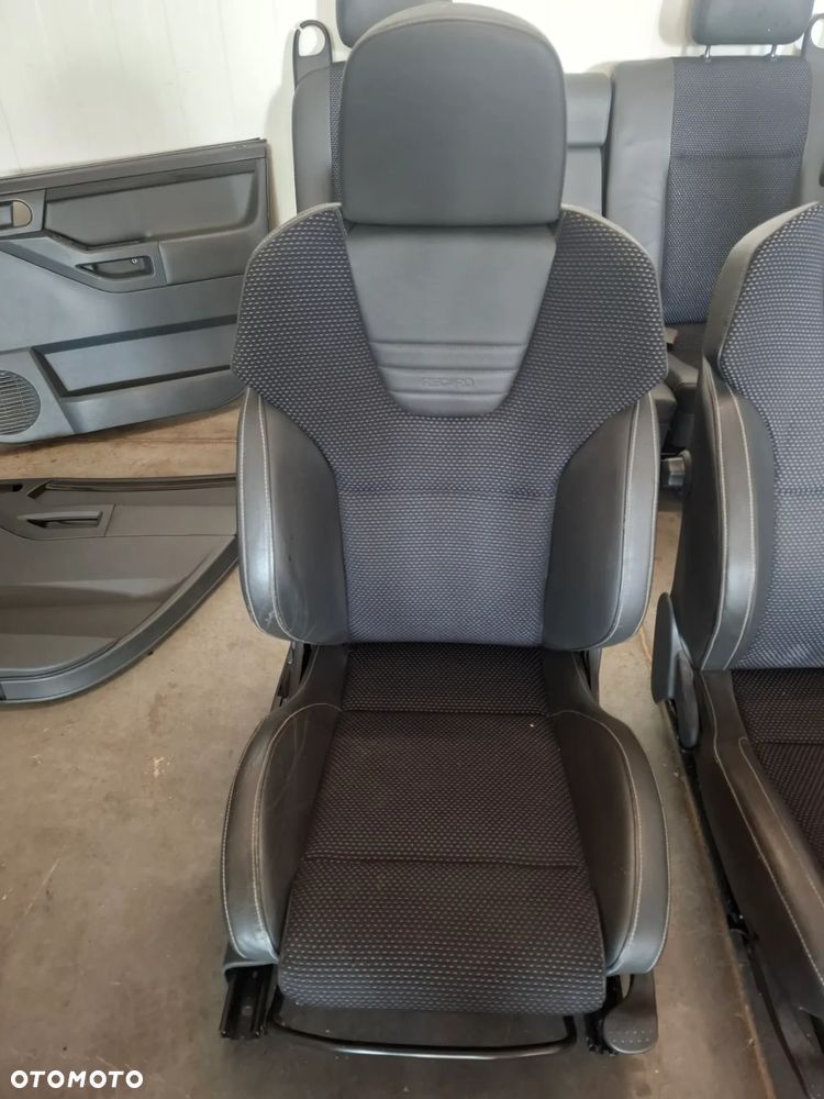 Fotele przód Recaro tył plus boczki komplet Opel Meriva A OPC 2007 rok - 2