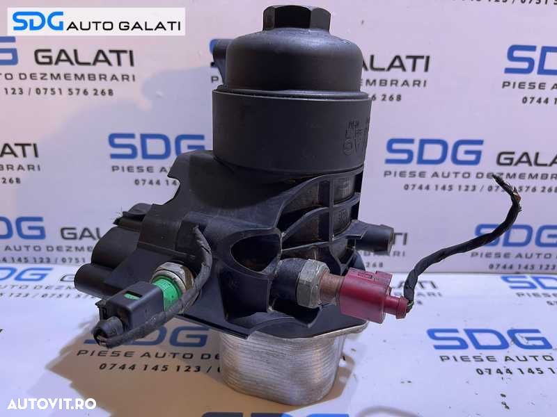 Corp Carcasa Filtru Ulei Senzori si Radiator Ulei Termoflot Skoda Superb 3 1.6 TDI DCXA DCZA 2015 - Prezent Cod 03N115389 03N117021 - 1