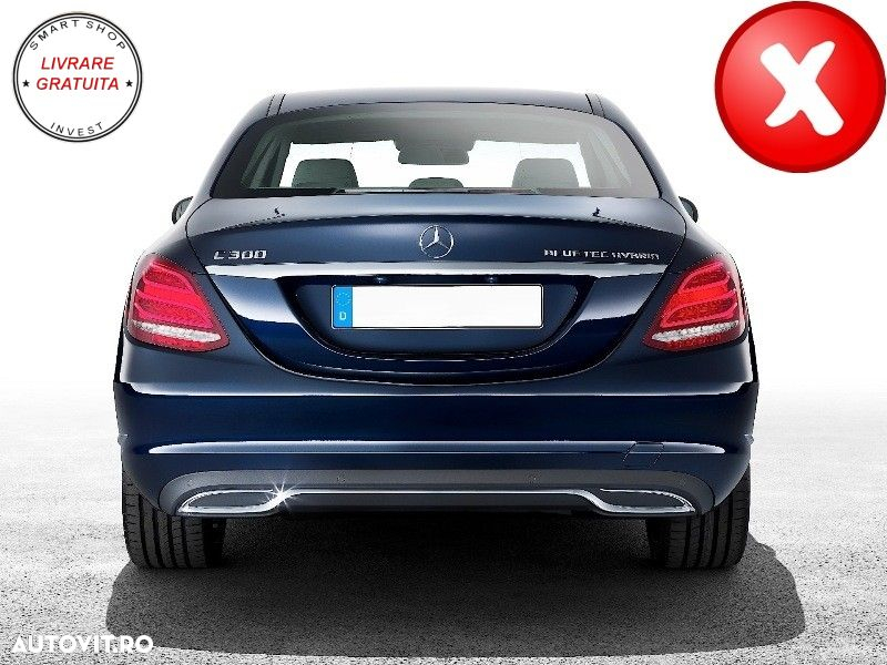 Ornamente tobe sistemul de evacuare Mercedes C-Class W205 C-Class S65 E65 GLE W166- livrare gratuita - 6
