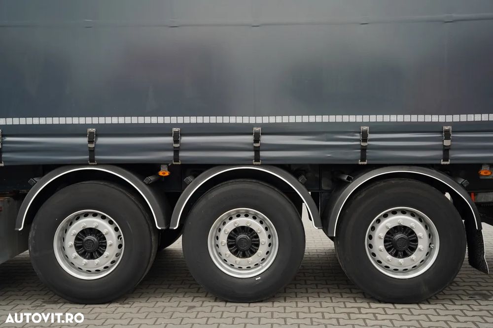 Fruehauf CORTINĂ / STANDARD / LIFT 2.000 kg / PODEA PUTERNICĂ CU BAIE / CONTENIER PENTRU PALEȚI - 28
