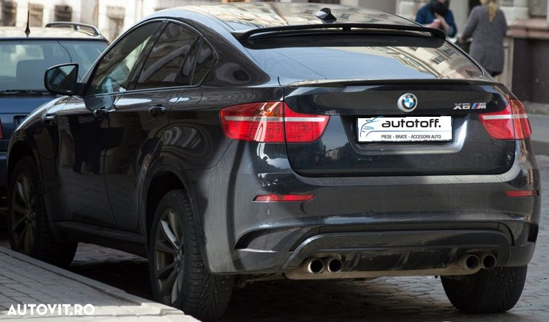 Eleron portbagaj BMW X6 E71 (08-15) Negru lucios - 5