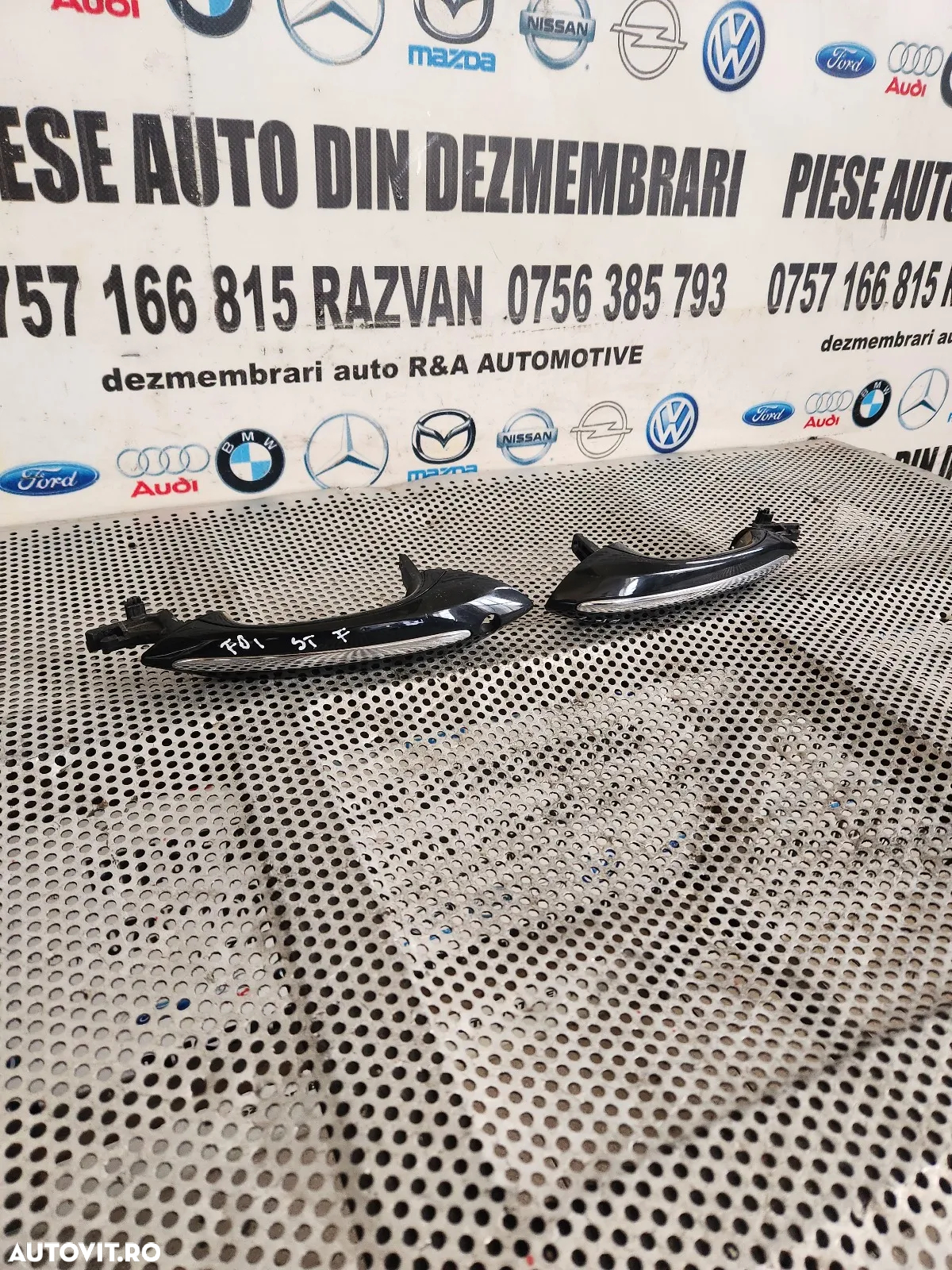 Manere Maner Usa Exterior Bmw Seria 7 F01 F02 F03 F04 Cu Lumini Ambientale Volan Stanga Dezmembrez - 4
