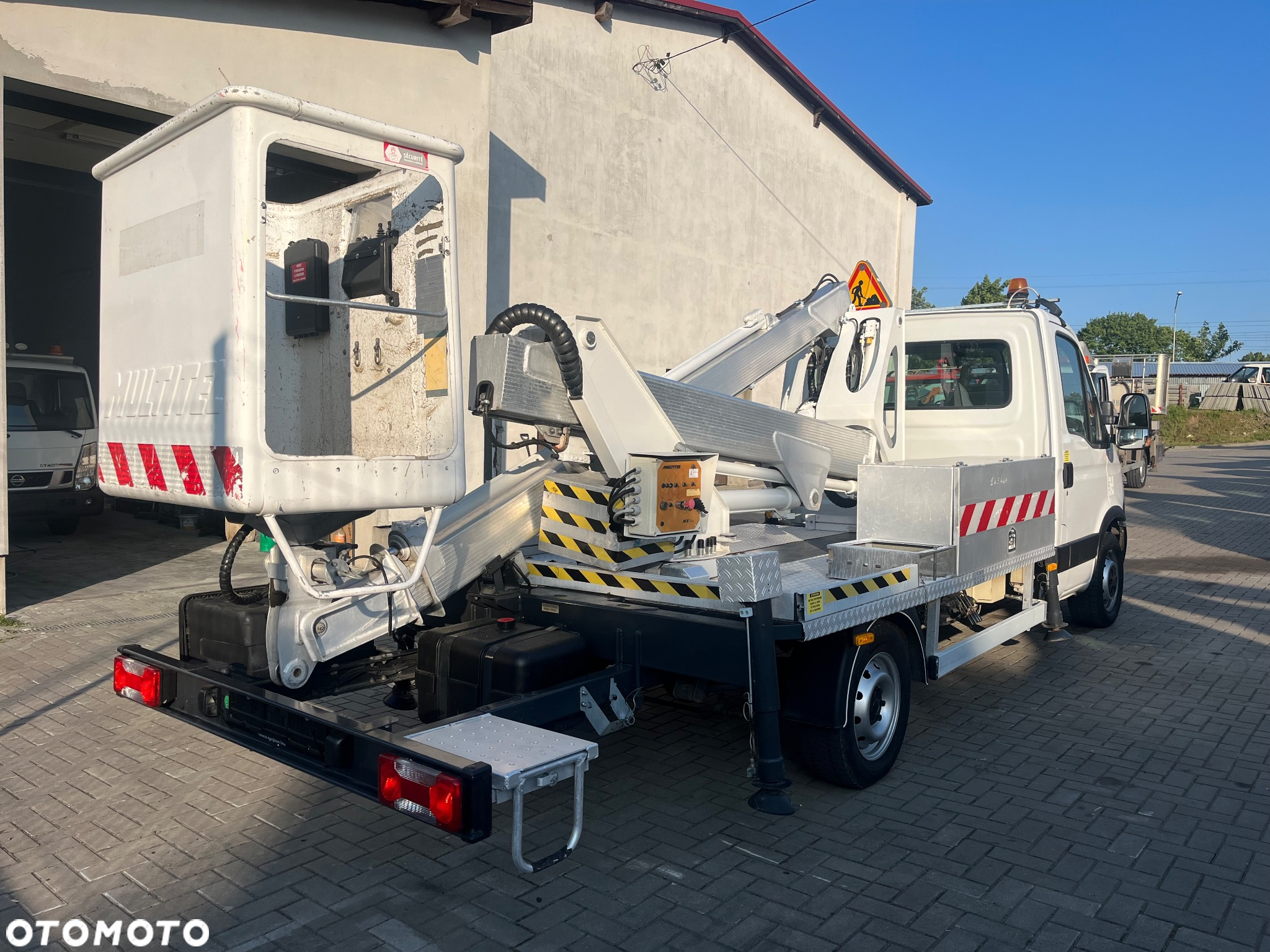 Iveco Podnośnik koszowy Izolowany Kosz Multitel mx170 17 metrów 10 w Bok Zwyżka jak Ruthmann Gsr Wumag - 3