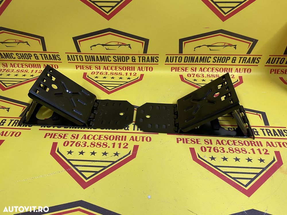 Set 2 cala metalice opritor piedica roata pliabil oem Vw 7L0860321A - 6
