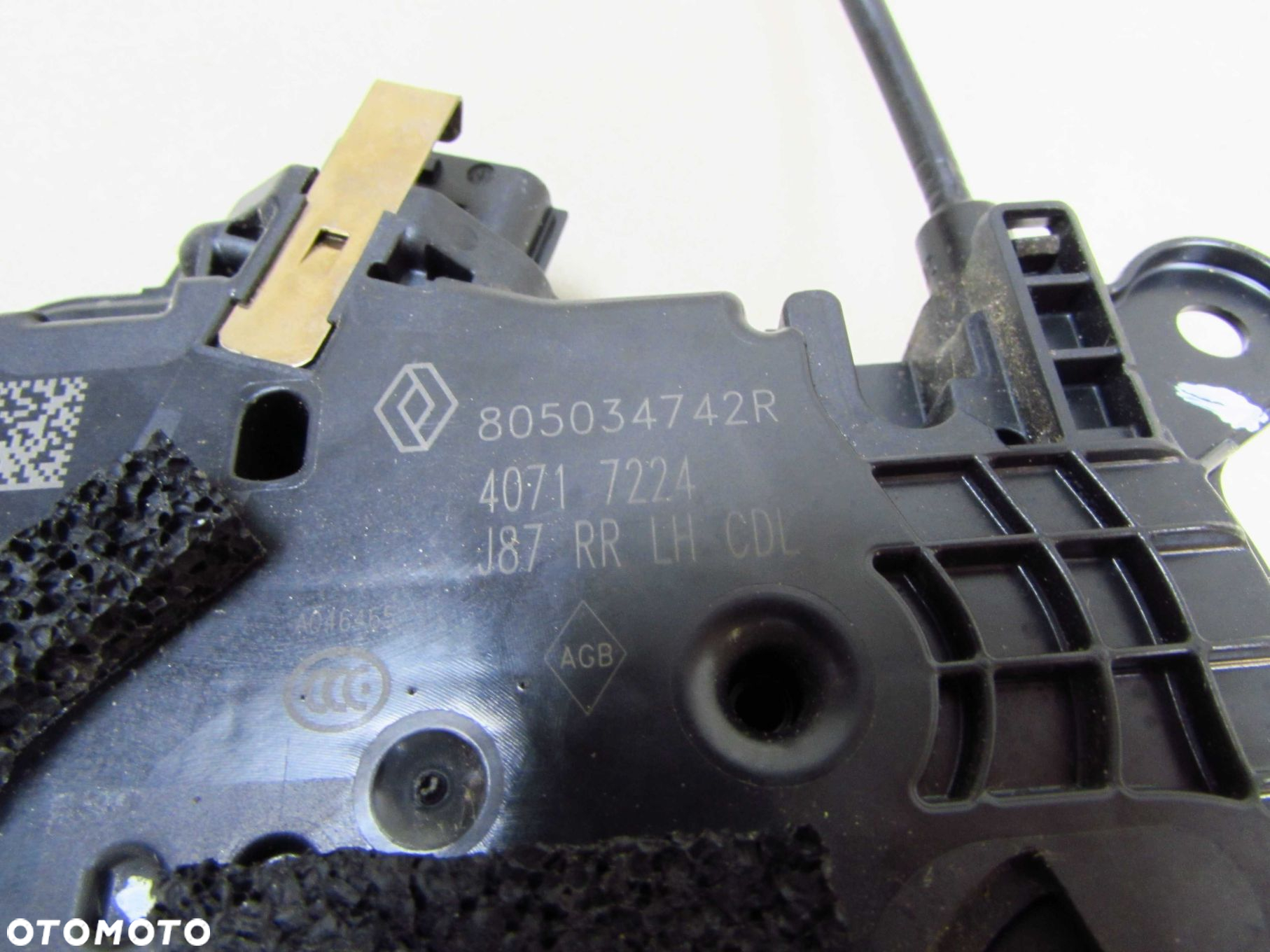 RENAULT CAPTUR I 13- ZAMEK DRZWI TYL LEWY KASETA KLAMKA 805034742R - 9