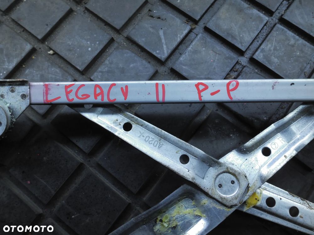 SUBARU LEGACY II BD BG MECHANIZM SZYBY PRAWY PRZÓD - 2