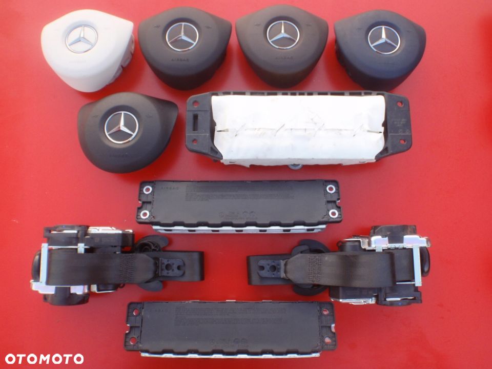 MERCEDES C W205 AIRBAG PODUSZKI PASY KURTYNA USA ! - 4