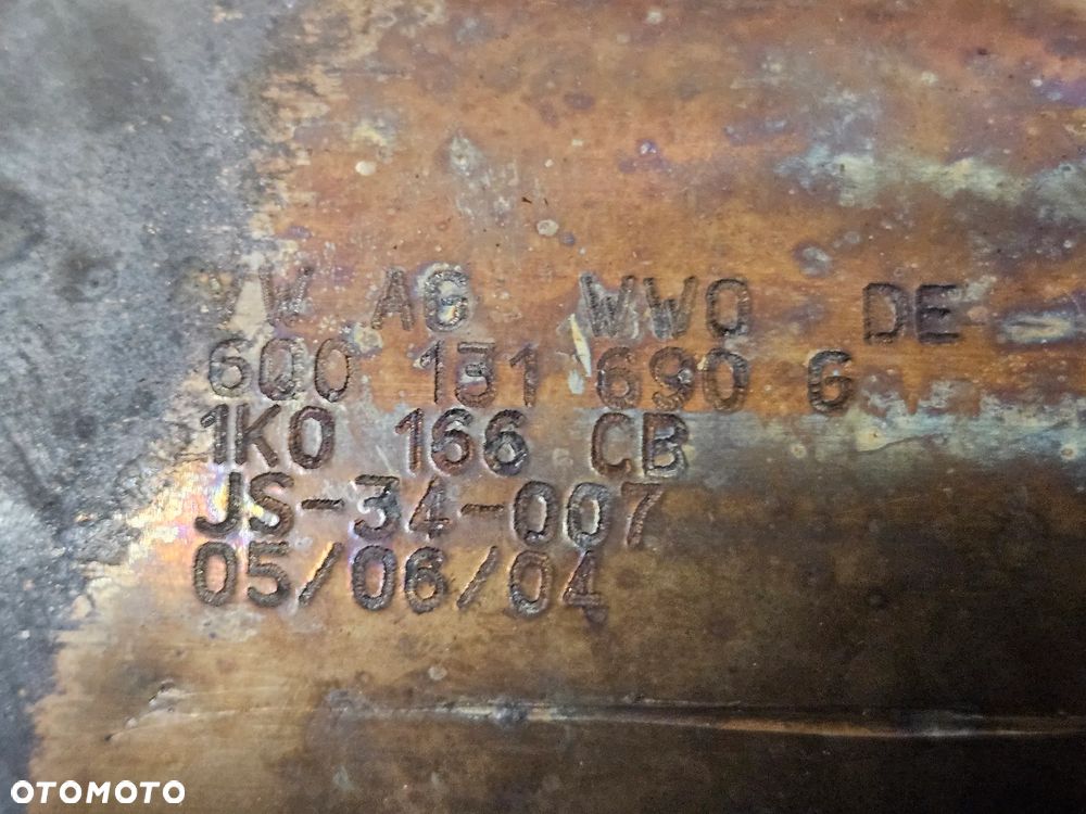 VW Polo Seat Ibiza Fabia Audi A2 1.4 16V kolektor wydechowy katalizator 1K0131690G - 12