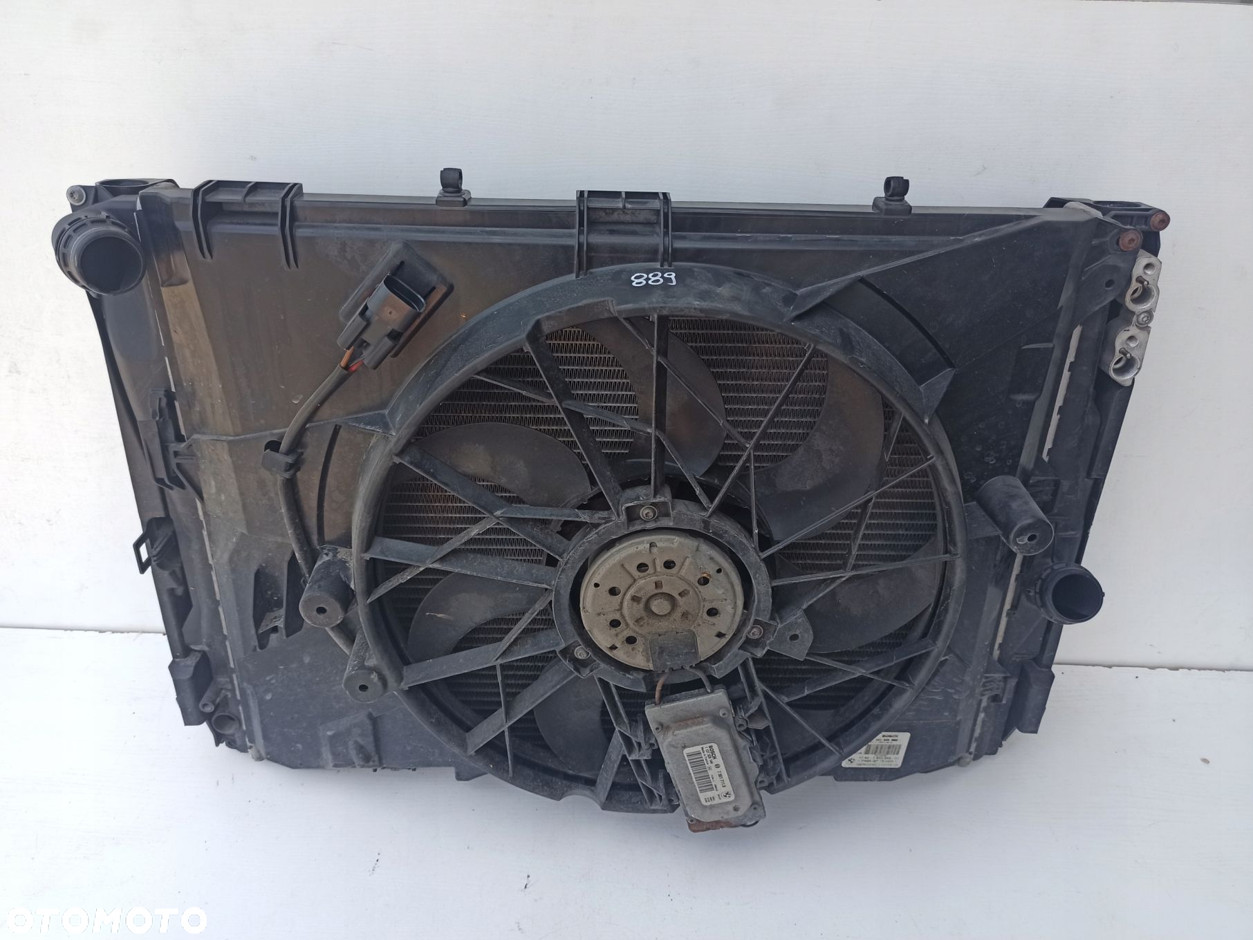 Komplet chłodnic wentylator BMW 1 E87 LIFT 2.0B benzyna N43 manual - 2
